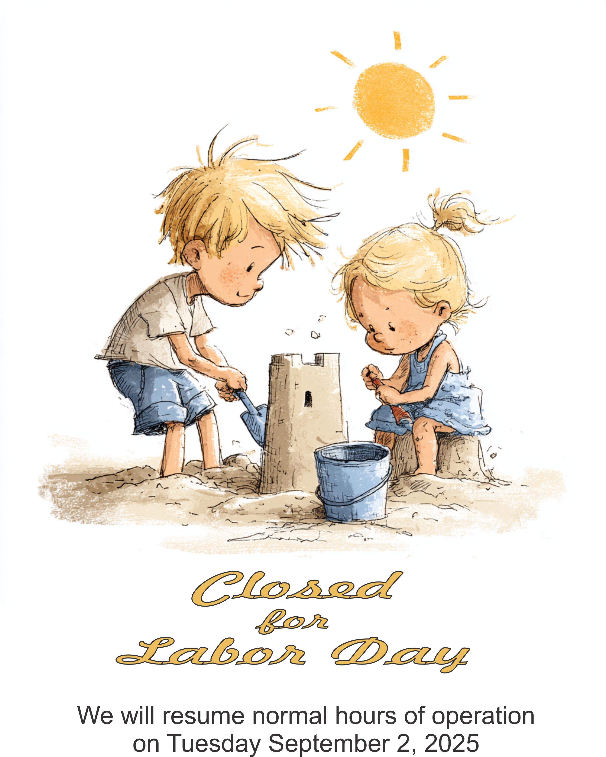 Closed for Labor Day